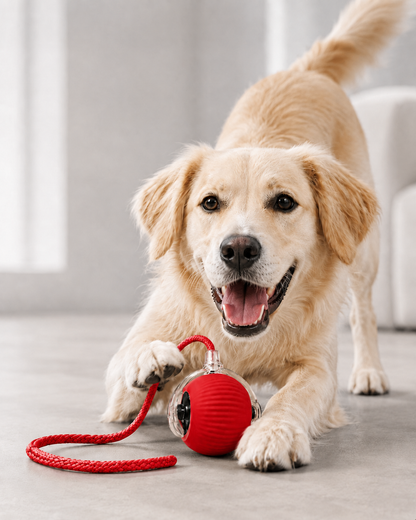 Balle interactive rechargeable pour chien et chat