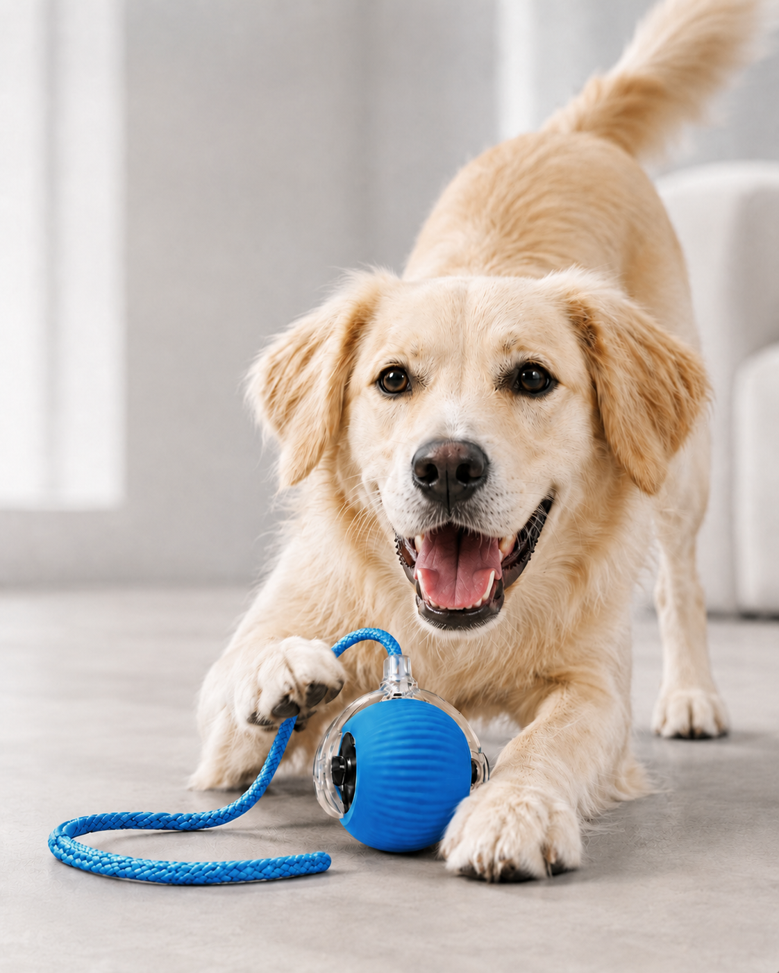 Balle interactive rechargeable