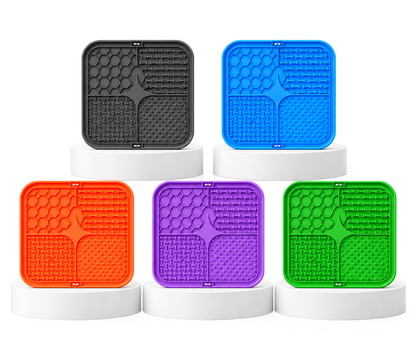 Tapis de léchage en silicone pour chien