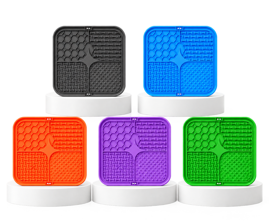 Tapis de léchage en silicone pour chien