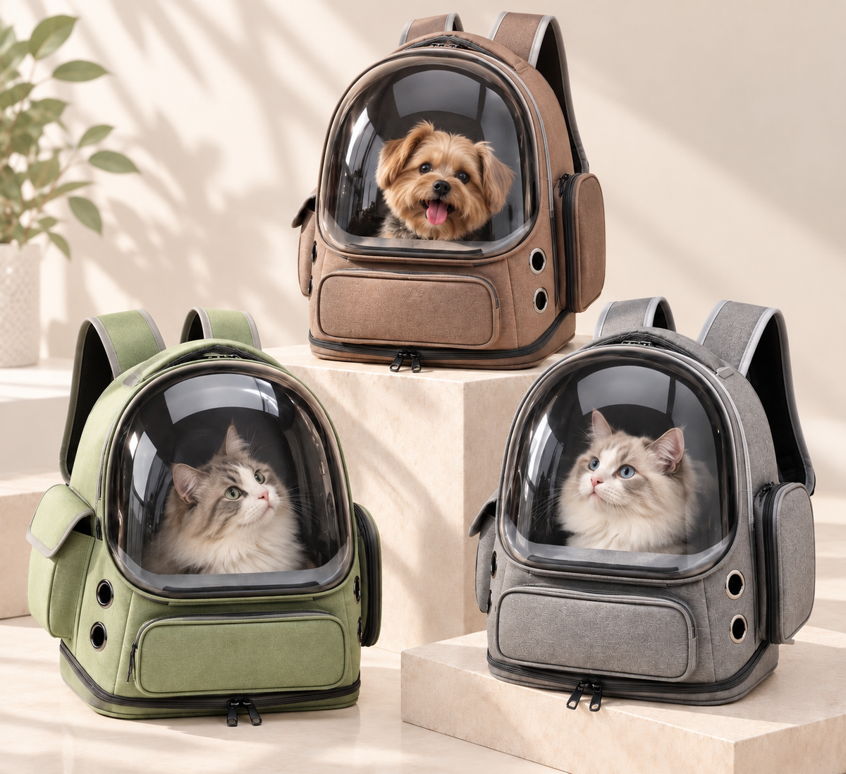Sac de transport respirant pour animaux