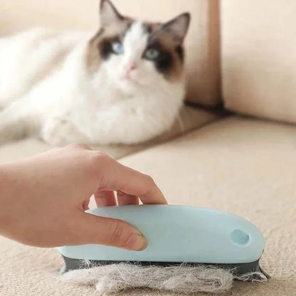Brosse anti-poils portable pour chien et chat
